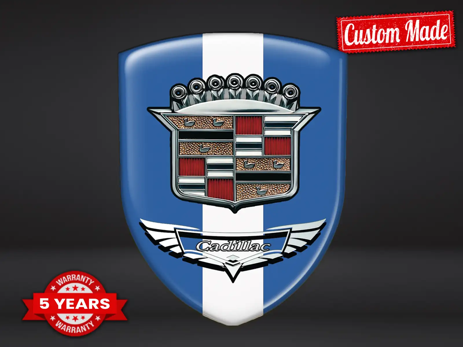 Cadillac Logo Auto Edición Máximo Pro Duradero Con Estilo ST